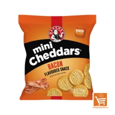 BAKERS MINI CHEDDARS BACON 33g