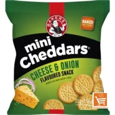BAKERS MINI CHEDDARS CHEESE &...