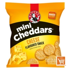 BAKERS MINI CHEDDARS CHEESE 33g