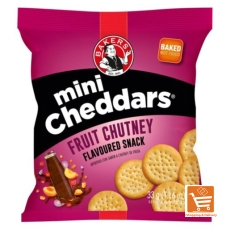 BAKERS MINI CHEDDARS FRUIT CHUTNEY...