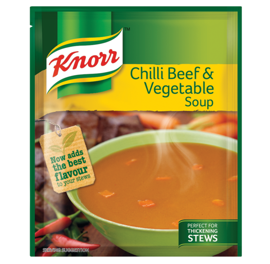 Knorr Chilli Beef & Vegetable Soup Packet 50g - Ishopping & Delivery ...
